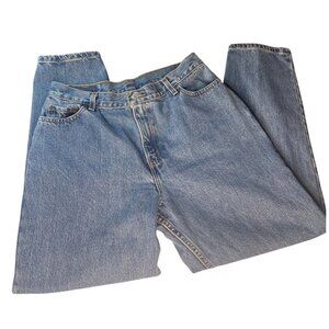 Levi's 550 Relaxed Fit Tapered Leg Size 12 Petite Vintage Jeans